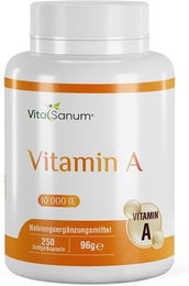 VitaSanum Vitamin A 10 000 IE Kapseln 250 Stück – Bild 1 von 1