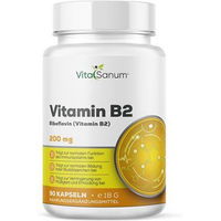 Produktbild von VitaSanum Vitamin B2 Riboflavin 40 mg Tabletten 200 Stück