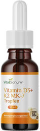 VitaSanum Vitamin D3 + K2 MK-7 Tropfen – Bild 1 von 2
