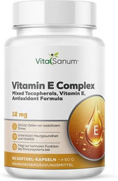 VitaSanum Vitamin E Kapseln 90 mg – Bild 1 von 1