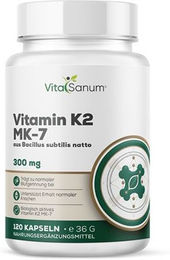 VitaSanum Vitamin K2 MK-7 200 µg vegan Kapseln 120 Stück – Bild 1 von 1