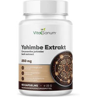 Produktbild von VitaSanum Yohimbe Extrakt Corynanthe johimbe Kapseln 60 Stück