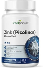 VitaSanum Zink Picolinat Tabletten 150 Stück – Bild 1 von 1