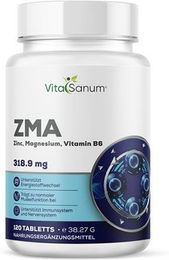VitaSanum ZMA Komplex mit Zink, Magnesium und Vitamin B6 Tabletten 120 Stück – Bild 1 von 1