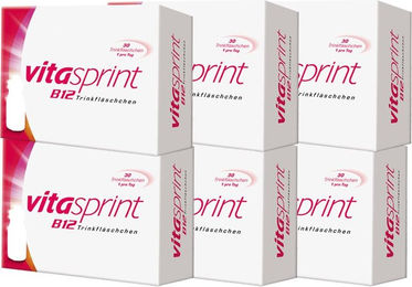 Vitasprint B12 Haleon Vitamin B12 Trinkfläschchen flüssig vegan vegetarisch für Erwachsene Kinder und Senioren – Bild 1 von 1