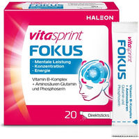 Produktbild von Vitasprint Fokus Direktsticks B-Komplex und L-Glutamin für Erwachsene