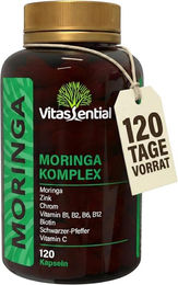 Vitassential Moringa Komplex Kapseln vegan 120 Stück – Bild 1 von 3