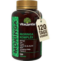 Produktbild von Vitassential Moringa Komplex Kapseln vegan 120 Stück