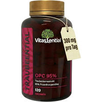 Produktbild von Vitassential OPC 95% Traubenkernextrakt Kapseln ohne Zusatzstoffe 120 Stück