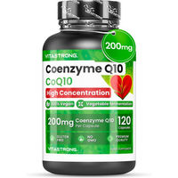 Produktbild von Vitastrong Coenzym Q10 Ubiquinon 120 Kapseln vegan glutenfrei laktosefrei