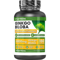 Produktbild von Vitastrong Ginkgo Biloba Tabletten glutenfrei und laktosefrei 180 Stück