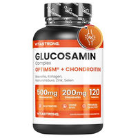 Produktbild von Vitastrong Glucosamin Chondroitin MSM Komplex mit Kollagen 120 Tabletten glutenfrei und laktosefrei