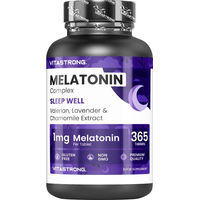 Produktbild von Vitastrong Melatonin-Komplex Vegan 365 Tabletten