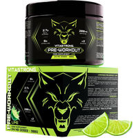 Produktbild von Vitastrong Pre-Workout Pulver Limette Vegan 300 g
