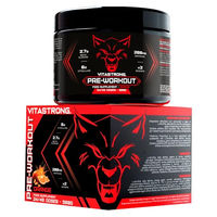 Produktbild von Vitastrong Pre Workout Pulver Orange vegan glutenfrei laktosefrei 300g