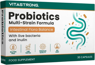 Vitastrong Probiotika Kapseln glutenfrei und laktosefrei 30 Stück – Bild 1 von 3