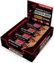 Vitastrong Proteinriegel Choco Brownies mit Schokolade und hohem Eiweißgehalt – Bild 1 von 2