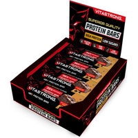 Produktbild von Vitastrong Proteinriegel Choco Brownies mit Schokolade und hohem Eiweißgehalt