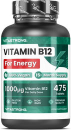 Vitastrong Vitamin B12 1000 µg Tabletten vegan 475 Stück – Bild 1 von 2