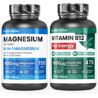 Produktbild von Vitastrong Vitamin B12 und Magnesium Komplex 5-in-1 Tabletten