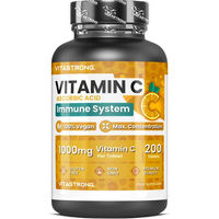 Produktbild von Vitastrong Vitamin C Ascorbinsäure 1000 mg Tabletten 200 Stück