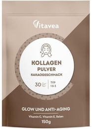 Vitavea Kollagenpulver Typ I und Typ III mit Kakao 150 g – Bild 1 von 2