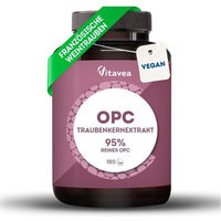 Produktbild von Vitavea OPC Traubenkernextrakt Tabletten vegan laktosefrei glutenfrei 180 Stück