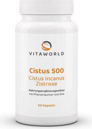 Vitaworld Cistus 500 Kapseln mit Zistrose und Zink vegan 60 Stück – Bild 1 von 1