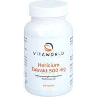 Produktbild von vitaworld Hericium Extrakt 500 mg Kapseln, 100 Stück, vegan