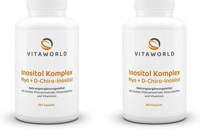 VitaWorld Inositol Komplex Myo + D-Chiro-Inositol Kapseln vegan 180 Stück – Bild 1 von 1