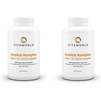 Produktbild von VitaWorld Inositol Komplex Myo + D-Chiro-Inositol Kapseln vegan 180 Stück