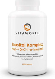 VitaWorld Inositol Komplex Myo + D-Chiro-Inositol Kapseln vegan – Bild 1 von 1