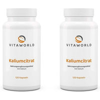 Produktbild von VITAWORLD Kalium Kapseln 120 Stück vegan und ohne Zusatzstoffe