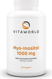 vitaworld Myo-Inositol Kapseln mit pflanzlichem Ursprung 1000 mg 120 Stück – Bild 1 von 1