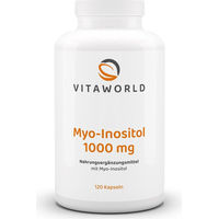 Produktbild von vitaworld Myo-Inositol Kapseln mit pflanzlichem Ursprung 1000 mg 120 Stück