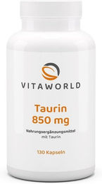 VitaWorld Taurin 850 mg Kapseln 130 Stück – Bild 1 von 1
