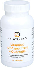 VitaWorld Vitamin C 1000 gepuffert mit Quercetin Tabletten 120 Stück – Bild 1 von 1