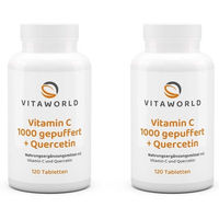 Produktbild von VitaWorld Vitamin C 1000 gepuffert mit Quercetin Tabletten 240 Stück