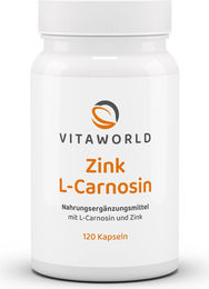 vitaworld Zink Bisglycinat Kapseln pflanzlicher Ursprung ohne Zusatzstoffe 120 Stück – Bild 1 von 1