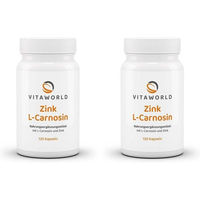 Produktbild von VitaWorld Zink Bisglycinat Kapseln vegan glutenfrei laktosefrei 120 Stück