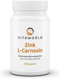 VitaWorld Zink Bisglycinat Kapseln vegan und glutenfrei 120 Stück – Bild 1 von 1