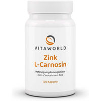 Produktbild von VitaWorld Zink Bisglycinat Kapseln vegan und glutenfrei 120 Stück