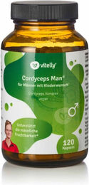 vitelly Cordyceps Kapseln für Männer ohne Zusatzstoffe – Bild 1 von 3