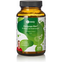Produktbild von vitelly Cordyceps Kapseln für Männer ohne Zusatzstoffe