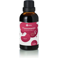 Produktbild von vitelly Frauenmantel Tropfen mit pflanzlichem 5:1-Extrakt aus Alchemilla vulgaris vegan laktosefrei glutenfrei