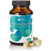Produktbild von vitelly Magnesium Komplex mit 7 Magnesiumformen vegan ohne Zusatzstoffe Kapseln