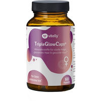 Produktbild von vitelly TripleGlowCaps Kapseln für Frauen ohne Zusatzstoffe 60 Stück