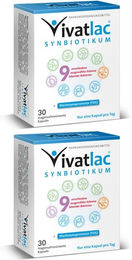 VIVATLAC Synbiotikum Kapseln laktosefrei glutenfrei ohne Gelatine 60 Stück – Bild 1 von 1