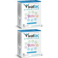 Produktbild von VIVATLAC Synbiotikum Kapseln laktosefrei glutenfrei ohne Gelatine 60 Stück