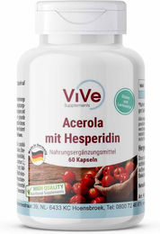 Vive Supplements Acerola mit Hesperidin Kapseln vegan ohne Zusatzstoffe – Bild 1 von 1